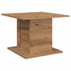 vidaXL Table basse chêne artisanal 55,5x55,5x40 cm bois d'ingénierie