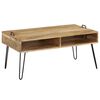 vidaXL Table basse Bois de manguier massif 100x60x45 cm