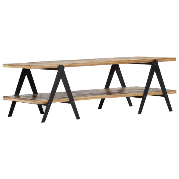 vidaXL Table basse 115x60x40 cm Bois de r&eacute;cup&eacute;ration massif