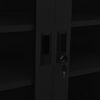 vidaXL Armoire de bureau Noir 90x40x90 cm Acier