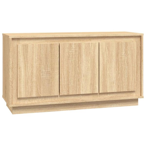 vidaXL Buffet ch&ecirc;ne sonoma 102x35x55 cm bois d'ing&eacute;nierie