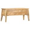 vidaXL Boîte de rangement 99x35x48 cm Bois de manguier solide