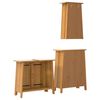 vidaXL Ensemble de meubles de salle de bain 3 pcs bois de pin massif
