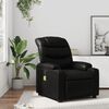vidaXL Fauteuil de massage inclinable noir similicuir