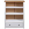 vidaXL Biblioth&egrave;que Blanc 80x35x110 cm Pin massif Assortiment Panama