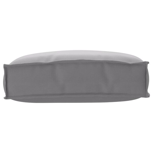 vidaXL Coussin Gris 50 x 40 x 12 cm Tissu Oxford