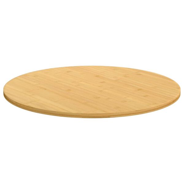 vidaXL Dessus de table &Oslash;60x1,5 cm bambou