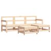 vidaXL Salon de jardin 5 pcs bois massif de pin