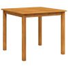 vidaXL Table de jardin 85x85x74 cm Bois d'acacia massif