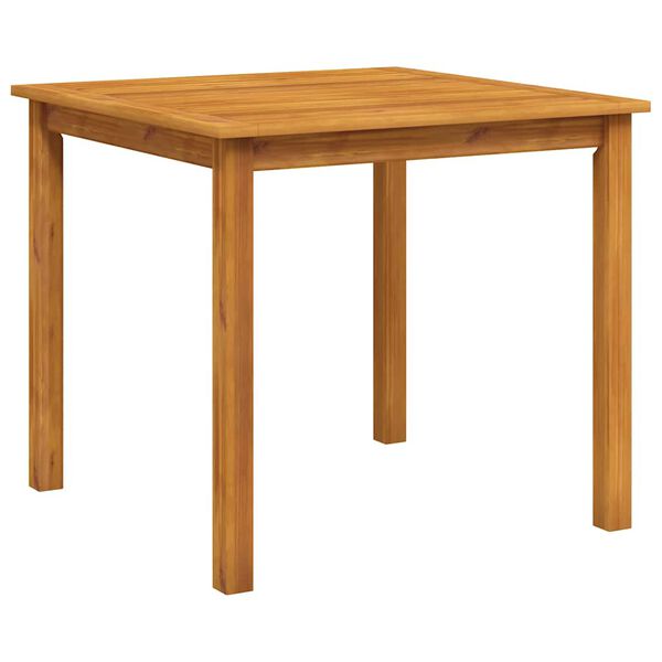 vidaXL Table de jardin 85x85x74 cm Bois d'acacia massif