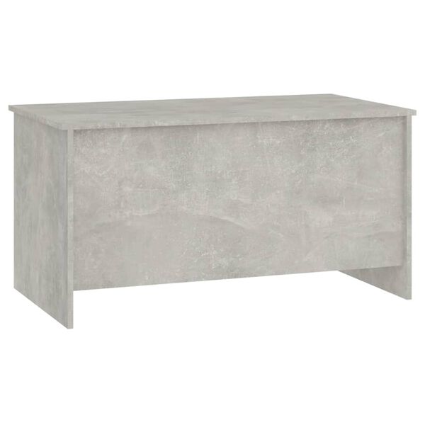 vidaXL Table basse gris b&eacute;ton 102x55,5x52,5 cm bois d'ing&eacute;nierie