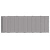 vidaXL Coussin de chaise longue gris 180x60x4 cm tissu oxford