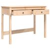 vidaXL Bureau avec tiroirs 100x50x78 cm Bois massif de pin