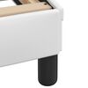 vidaXL Cadre de lit Dover blanc 183x213 cm similicuir