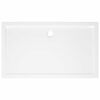 vidaXL Receveur de douche rectangulaire ABS Blanc 70x120 cm