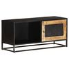vidaXL Meuble TV 90x30x40 cm Bois de manguier brut