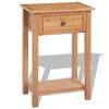 vidaXL Table console 50 x 32 x 75 cm Bois de ch&ecirc;ne massif