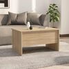 vidaXL Table basse chêne sonoma 80x50x42,5 cm bois d'ingénierie