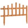 vidaXL Bordure de jardin 10 pcs Bois de sapin 4,4 m