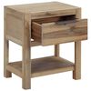 vidaXL Tables de chevet avec tiroirs 2 pcs 40x30x48 cm Acacia solide