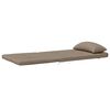 vidaXL Coussins de chaise adirondack lot de 2 taupe tissu oxford
