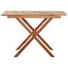 vidaXL Table de jardin 110x67x74 cm Bois d'acacia massif