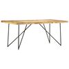 vidaXL Table à manger 180x90x76 cm Bois de manguier massif
