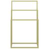 vidaXL Porte-serviettes sur pied Dor&eacute; 48x24x79 cm Fer