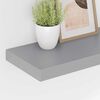 vidaXL &Eacute;tag&egrave;re murale flottante gris 50x23x3,8 cm MDF