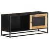 vidaXL Meuble TV 90x30x40 cm Bois de manguier brut