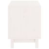 vidaXL Niche pour chien Blanc 50x40x52 cm Bois de pin massif