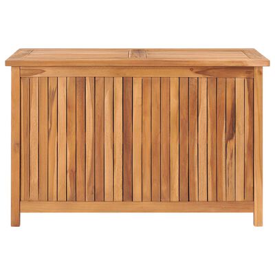 vidaXL Boîte de rangement de jardin 90x50x58 cm Bois de teck solide