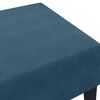 vidaXL Repose-pied bleu 77x55x31 cm velours