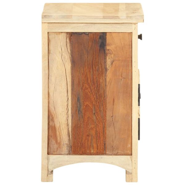 vidaXL Table de chevet 40 x 30 x 50 cm Bois de récupération massif