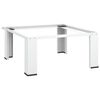 vidaXL Socle de machine &agrave; laver blanc