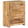 vidaXL Armoire à tiroirs 60x33x75 cm Bois massif de manguier