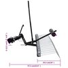 vidaXL Scarificateur pour tondeuse autoportée 109 cm