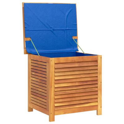 vidaXL Boîte de rangement de jardin persiennes 60x50x56cm bois acacia