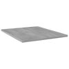 vidaXL Panneaux de biblioth&egrave;que 4 pcs gris b&eacute;ton bois d&rsquo;ing&eacute;nierie