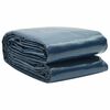 vidaXL Film solaire de piscine flottant PE 400x200 cm Noir et bleu