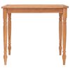 vidaXL Table Batavia 85x85x75 cm Bois de teck massif