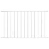 vidaXL Panneau de cl&ocirc;ture en acier thermolaqu&eacute; 1,7 x 1 m Blanc