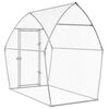 vidaXL Cage pour poules argenté 200x105x182 cm acier galvanisé