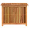 vidaXL Bo&icirc;te de rangement de jardin 75x75x58 cm bois massif d'acacia