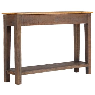 vidaXL Table console Bois massif Vintage 118 x 30 x 80 cm