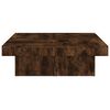 vidaXL Table basse Ch&ecirc;ne fum&eacute; 90x90x28 cm Bois d'ing&eacute;nierie