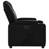 vidaXL Fauteuil inclinable électrique noir similicuir