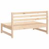 vidaXL Canap&eacute;s centraux de jardin 2 pcs 120x80 cm bois de pin massif