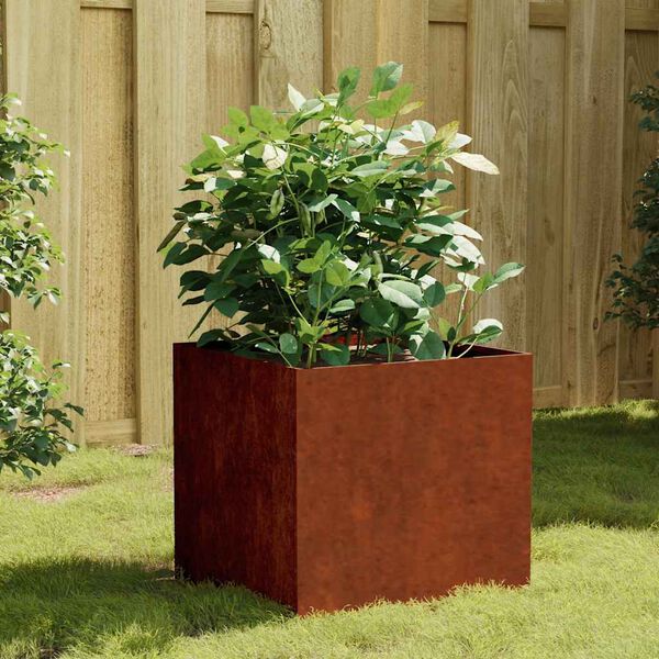 vidaXL Jardini&egrave;re 40x41x40 cm acier corten