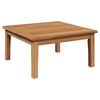 vidaXL Table de Jardin Marron Bois de teck massif
